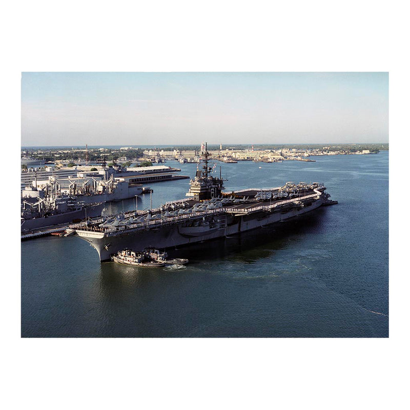 Aircraft Carrier USS Ranger (CV 61) Arrives at Naval Station Pearl Harbor, Hawaii Jigsaw Puzzle