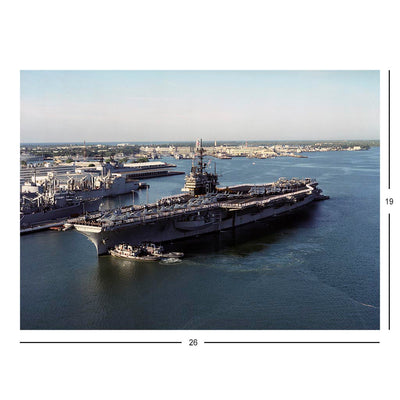Aircraft Carrier USS Ranger (CV 61) Arrives at Naval Station Pearl Harbor, Hawaii Jigsaw Puzzle