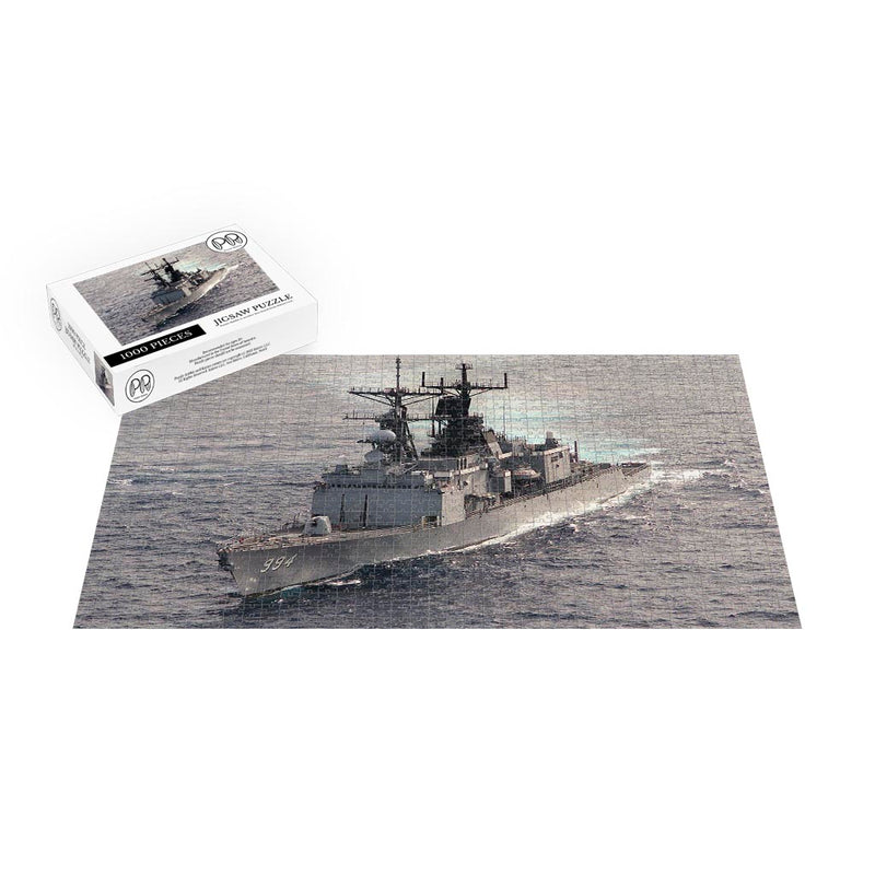 Guided Missile Destroyer USS Callaghan (DDG 994) Underway Jigsaw Puzzle