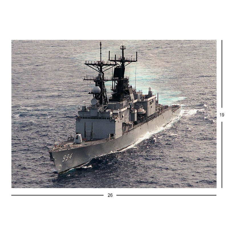 Guided Missile Destroyer USS Callaghan (DDG 994) Underway Jigsaw Puzzle
