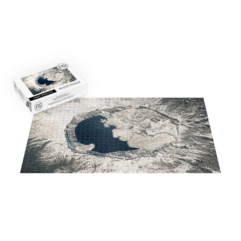ISS Photograph of Caldera of Mount Nemrut, Turkey Jigsaw Puzzle