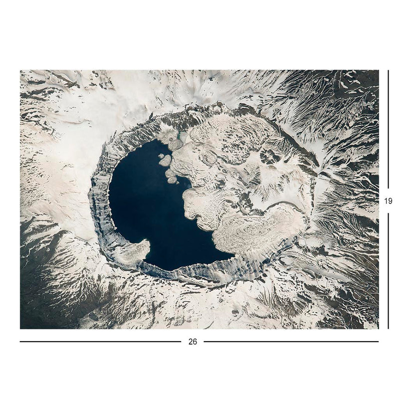 ISS Photograph of Caldera of Mount Nemrut, Turkey Jigsaw Puzzle