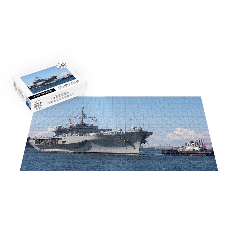 USS Blue Ridge (LCC 19) Returns To Fleet Activities Yokosuka, Japan Jigsaw Puzzle