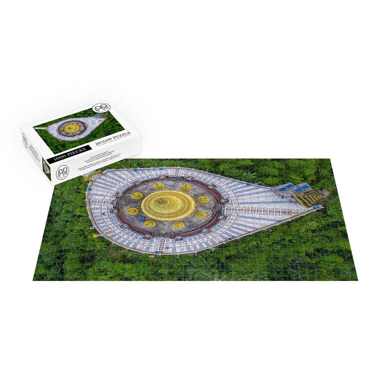 Aerial view of Buddha Dhatu Jadi, Bandarban, Bangladesh Jigsaw Puzzle