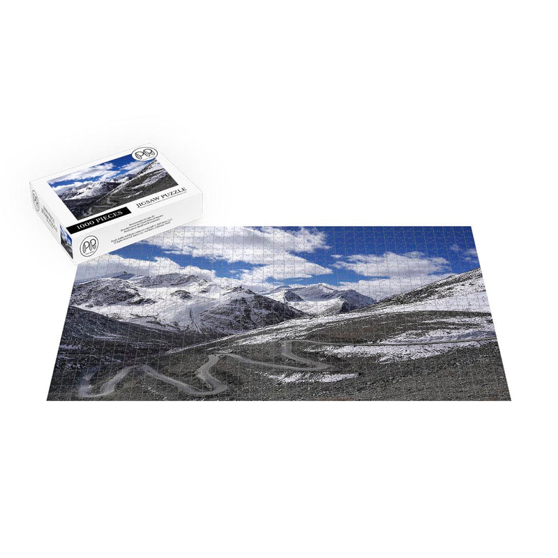 Shingo La Mountain Pass in India Jigsaw Puzzle
