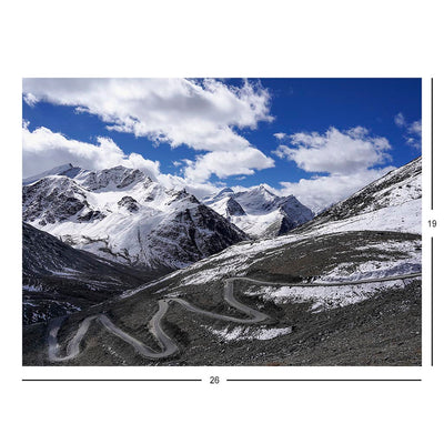 Shingo La Mountain Pass in India Jigsaw Puzzle