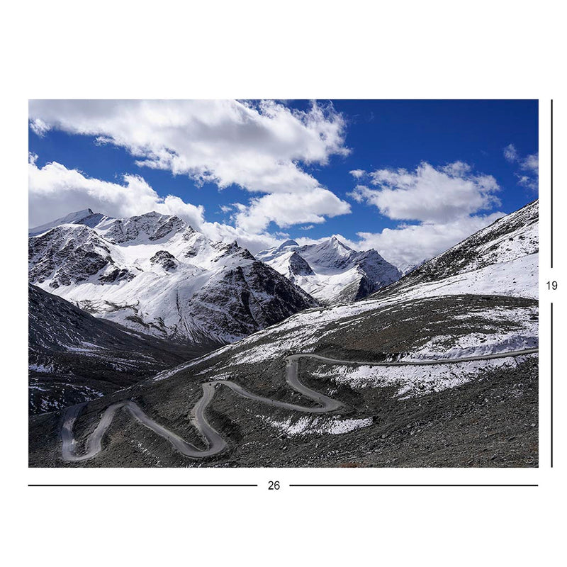 Shingo La Mountain Pass in India Jigsaw Puzzle