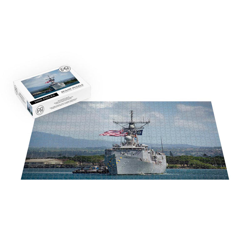 Guided-missile Frigate USS Rueben James (FFG 57) Returns To Homeport Jigsaw Puzzle