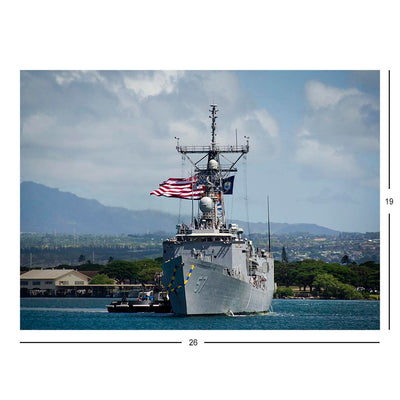 Guided-missile Frigate USS Rueben James (FFG 57) Returns To Homeport Jigsaw Puzzle