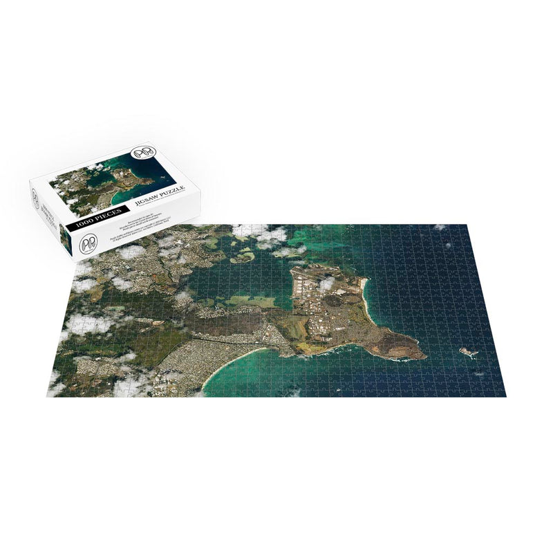 ISS Photograph of Mokapu Peninsula, Oahu, Hawaii Jigsaw Puzzle