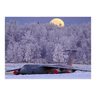 An Air Force C-5 Galaxy At Joint Base Elmendorf-Richardson, AK Jigsaw Puzzle