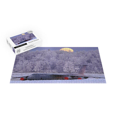 An Air Force C-5 Galaxy At Joint Base Elmendorf-Richardson, AK Jigsaw Puzzle