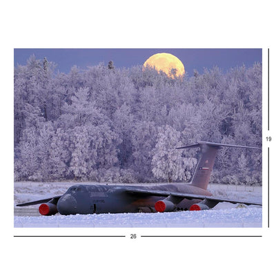 An Air Force C-5 Galaxy At Joint Base Elmendorf-Richardson, AK Jigsaw Puzzle