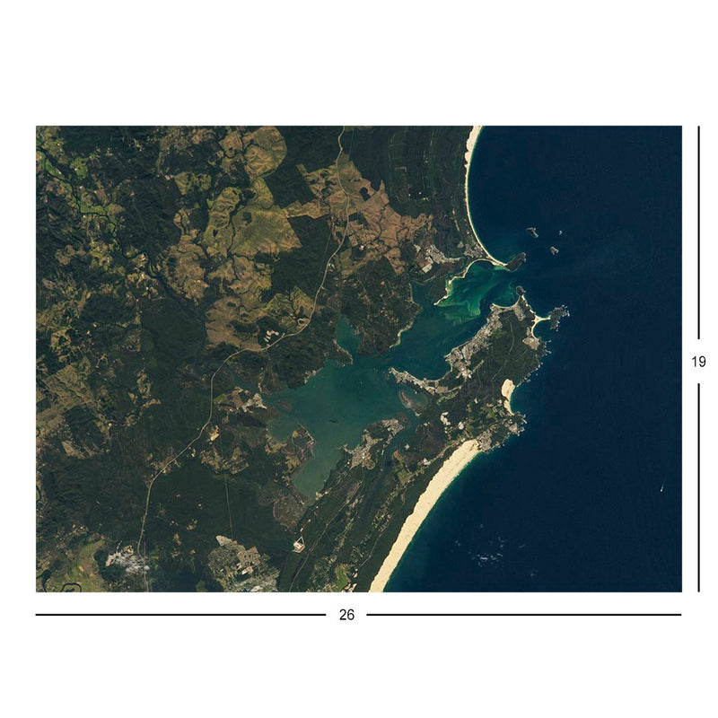 ISS Photograph of Port Stephens Bay, New South Wales, Australia Jigsaw Puzzle