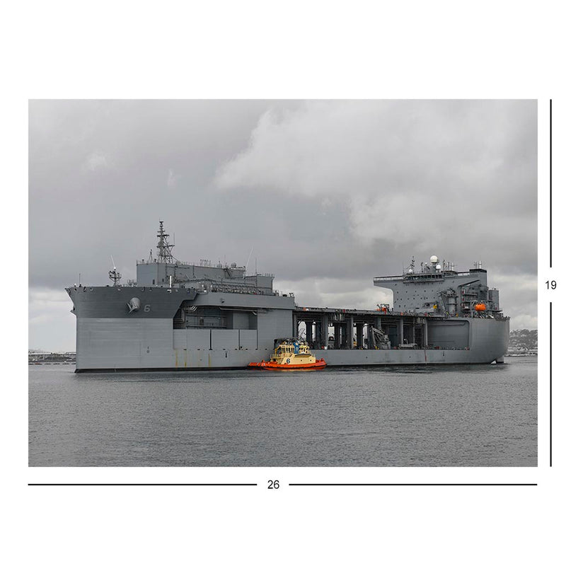 Expeditionary Sea Base John L. Canley (ESB 6) Arrives at Naval Air Station North Island, CA Jigsaw Puzzle