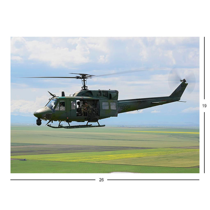 UH-1N Huey Demonstration Flight at Malmstrom Air Force Base, MT Jigsaw Puzzle