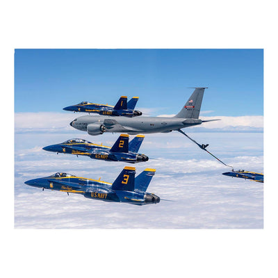 Blue Angels Refuel From 74th Air Refueling Wing Jigsaw Puzzle