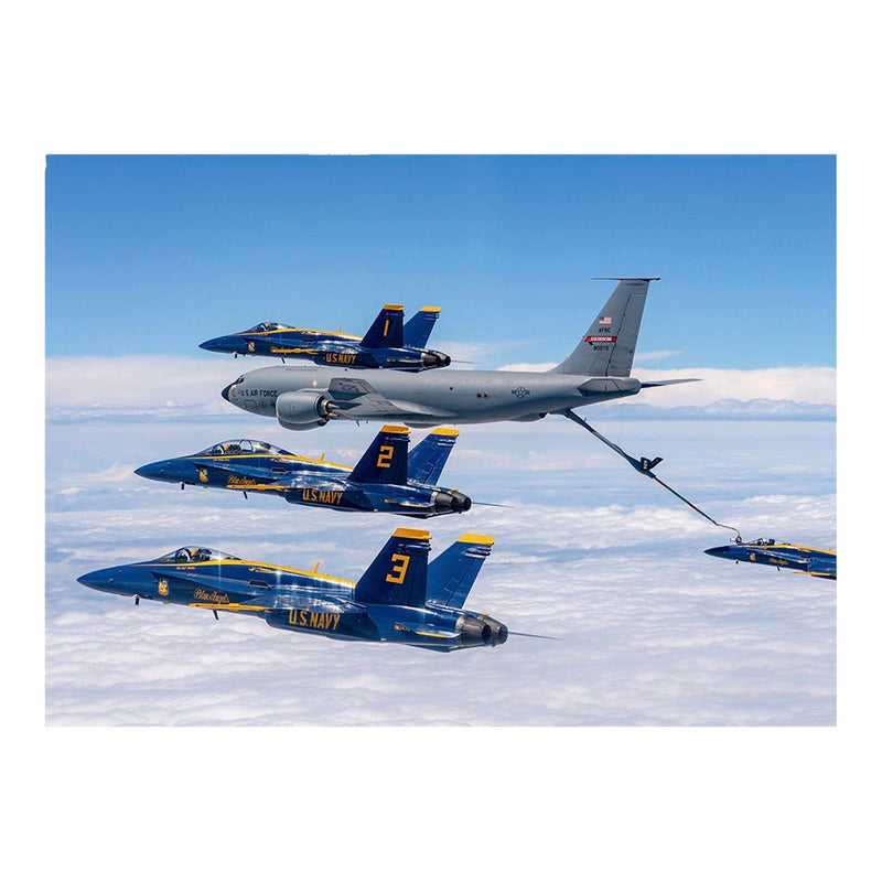Blue Angels Refuel From 74th Air Refueling Wing Jigsaw Puzzle