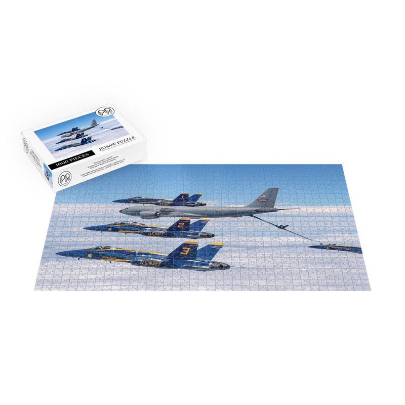 Blue Angels Refuel From 74th Air Refueling Wing Jigsaw Puzzle