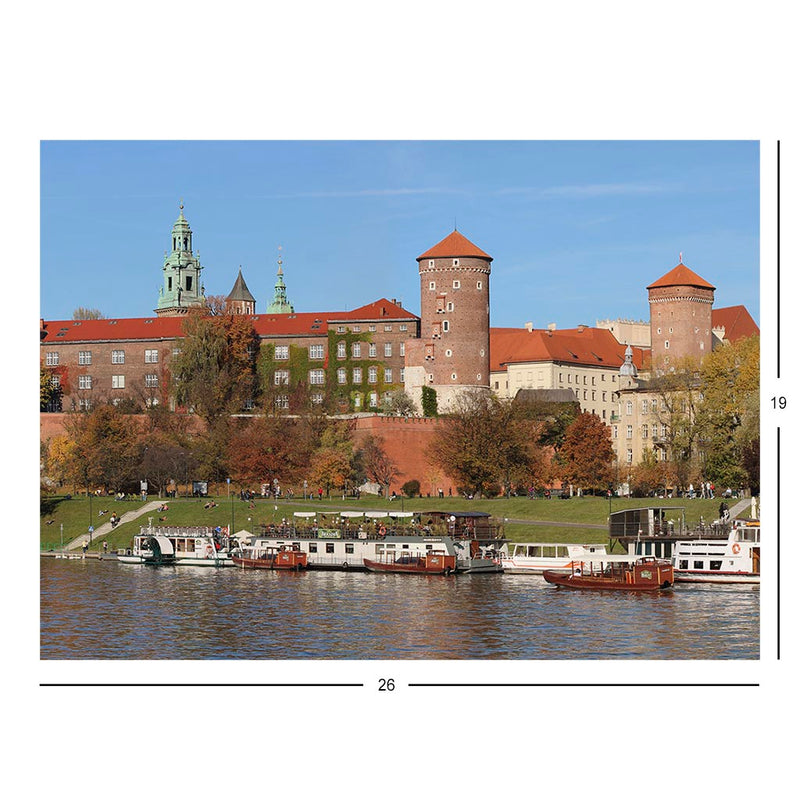 Vistula of Wawel Castle in Krakow, Poland Jigsaw Puzzle