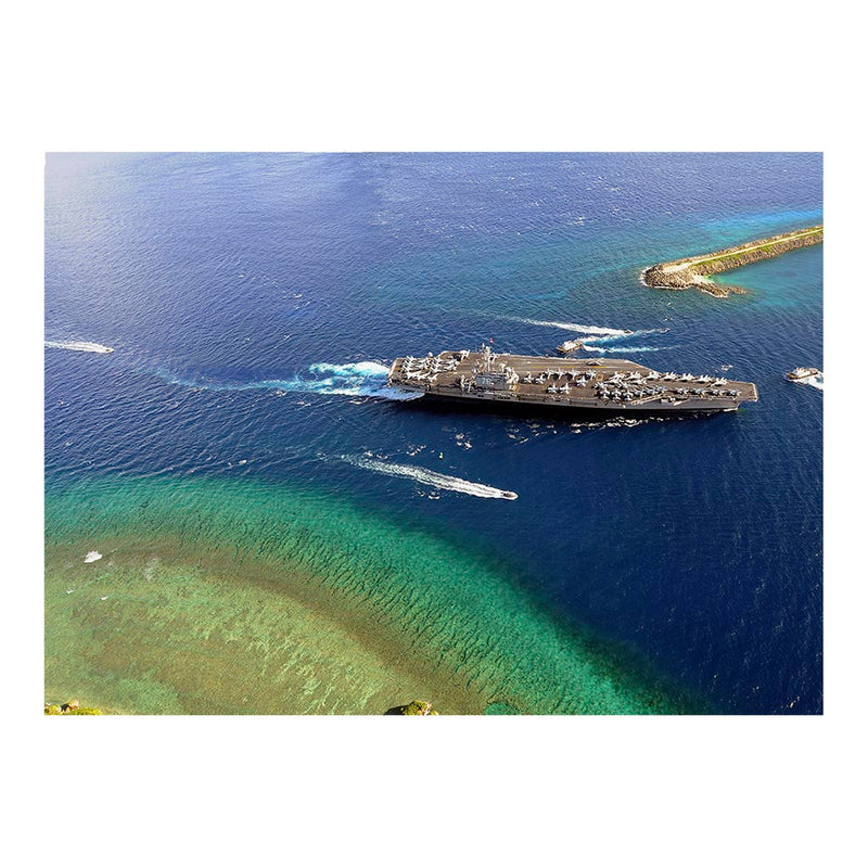 Aircraft Carrier USS Ronald Reagan (CVN 76) Visits Guam for a Port Call After Typhoon Jigsaw Puzzle