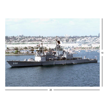 Guided Missile Destroyer USS Chandler (DDG 996) Anchored Off North Island, San Diego Jigsaw Puzzle