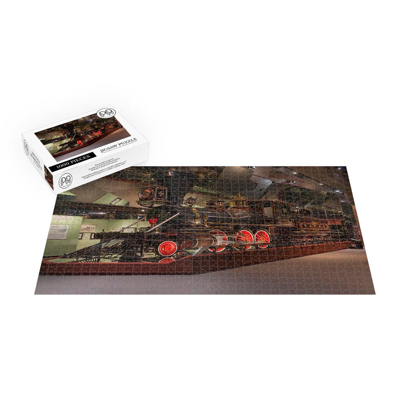 Sierra Railway 3 On Display At the California State Museum, Sacramento Jigsaw Puzzle
