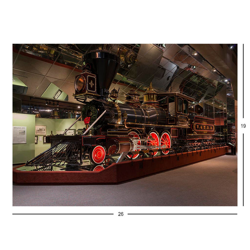 Sierra Railway 3 On Display At the California State Museum, Sacramento Jigsaw Puzzle