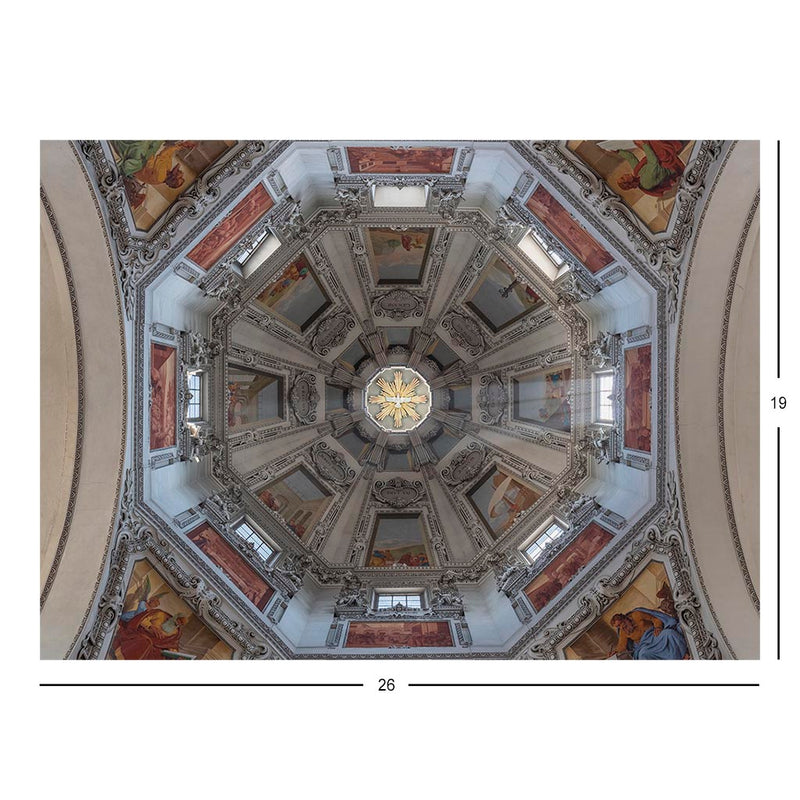 Central Dome of Salzburg Cathedral, Austria Jigsaw Puzzle
