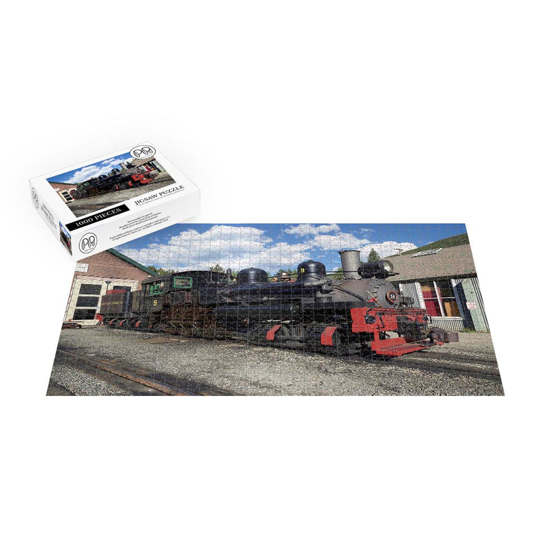 West Side Lumber Co. No. 9 At Georgetown Loop Railroad, Colorado Jigsaw Puzzle