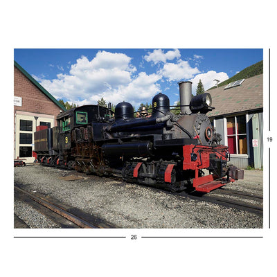 West Side Lumber Co. No. 9 At Georgetown Loop Railroad, Colorado Jigsaw Puzzle