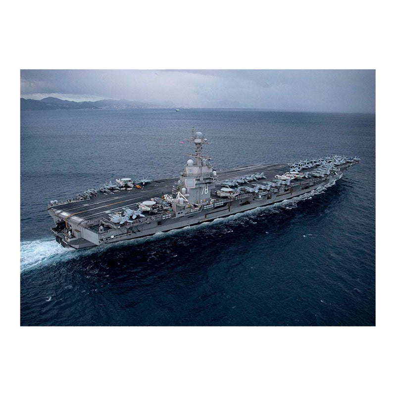 Homeward Bound: USS Gerald R. Ford (CVN 78) Transits the Strait of Gibraltar Jigsaw Puzzle