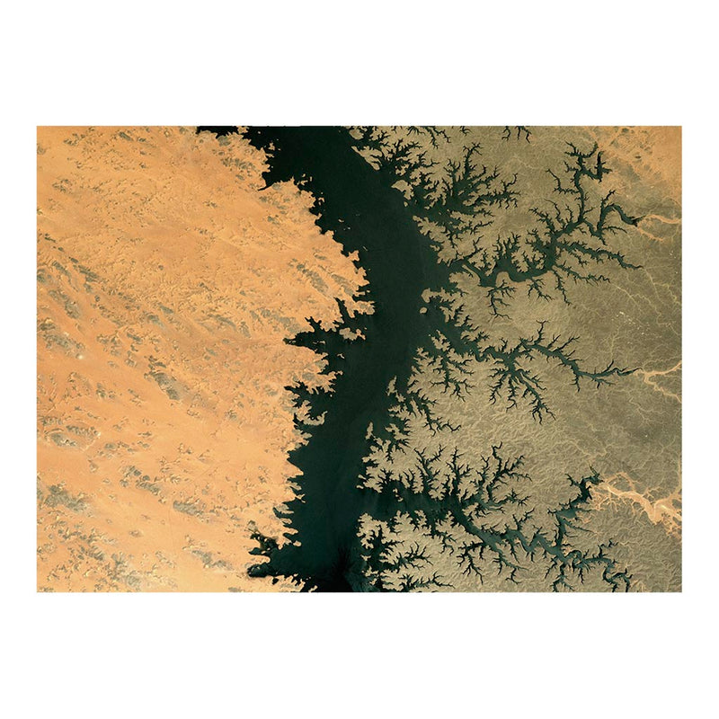 ISS Photograph of Lake Nasser, Egypt Jigsaw Puzzle