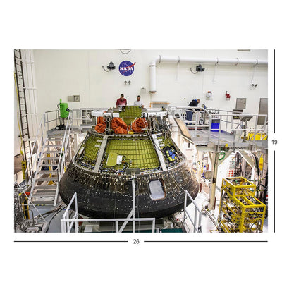 Inspection of the Orion Spacecraft After Artemis Flight Jigsaw Puzzle