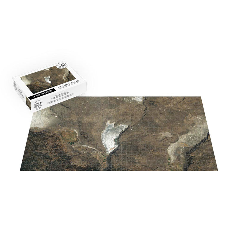 Landsat View of Lake Albert in Oregon Jigsaw Puzzle