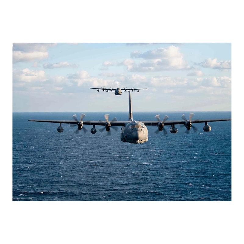 US Air Force MC-130J Commando II Fly in Formation At Kadena Air Base, Japan Jigsaw Puzzle