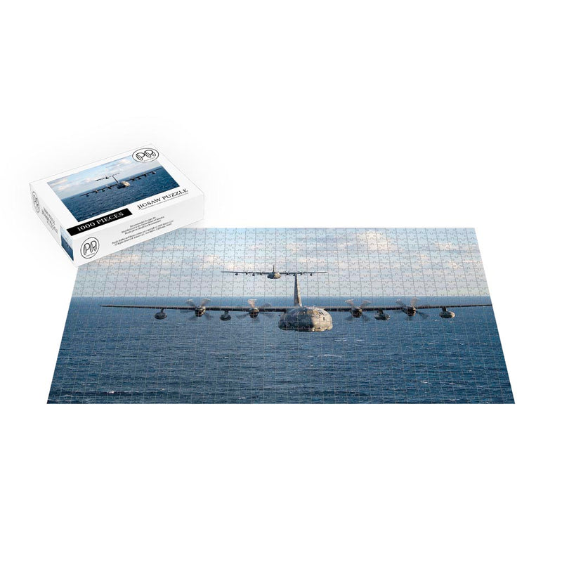 US Air Force MC-130J Commando II Fly in Formation At Kadena Air Base, Japan Jigsaw Puzzle