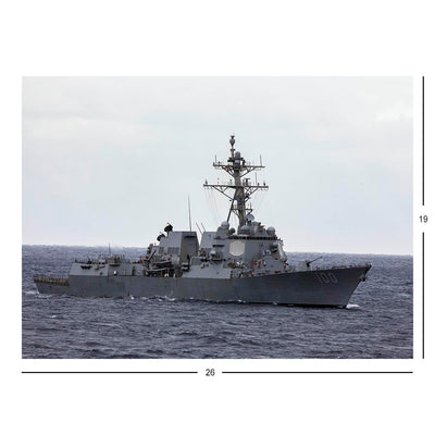 Guided-missile Destroyer USS Kidd (DDG 100) Transits The Philippine Sea Jigsaw Puzzle