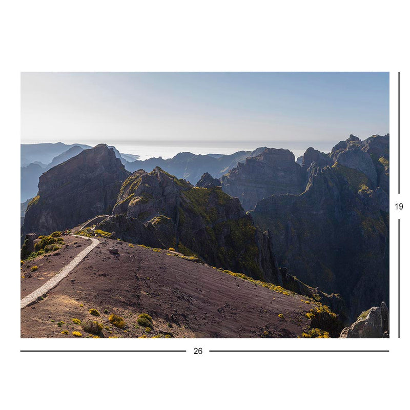 View from Peak of Arieiro, Madeira Island, Portugal Jigsaw Puzzle