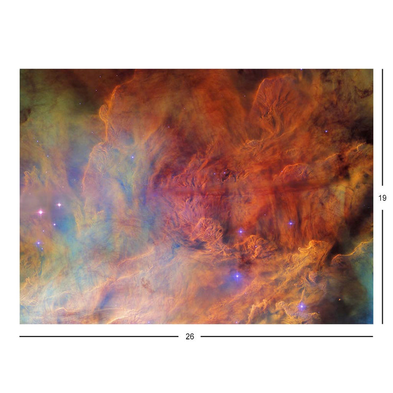Hubble Views a Star-Studded Cosmic Cloud Jigsaw Puzzle