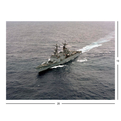 Destroyer USS Merrill (DD 976) Underway Jigsaw Puzzle