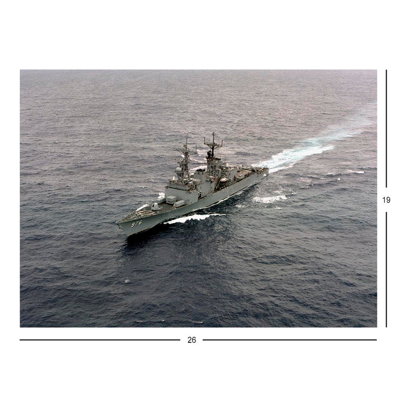 Destroyer USS Merrill (DD 976) Underway Jigsaw Puzzle