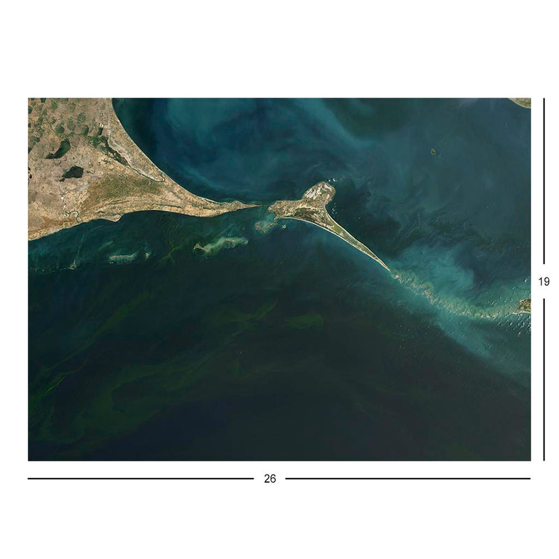 ISS Photograph of Noctiluca scintillans in the Gulf of Mannar, Sri Lanka Jigsaw Puzzle