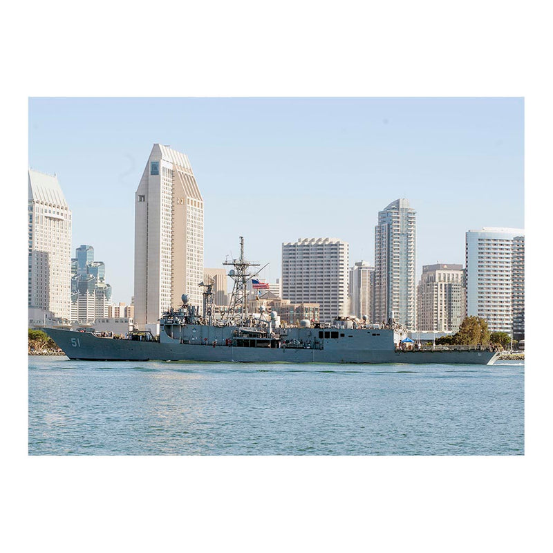 Guided-missile Frigate USS Gary (FFG 51) Departs Naval Base San Diego Jigsaw Puzzle