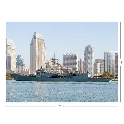 Guided-missile Frigate USS Gary (FFG 51) Departs Naval Base San Diego Jigsaw Puzzle