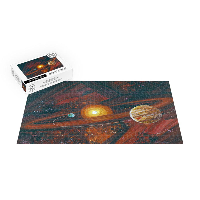Pioneer 10 Crosses the Asteroid Belt (Illustration) Jigsaw Puzzle