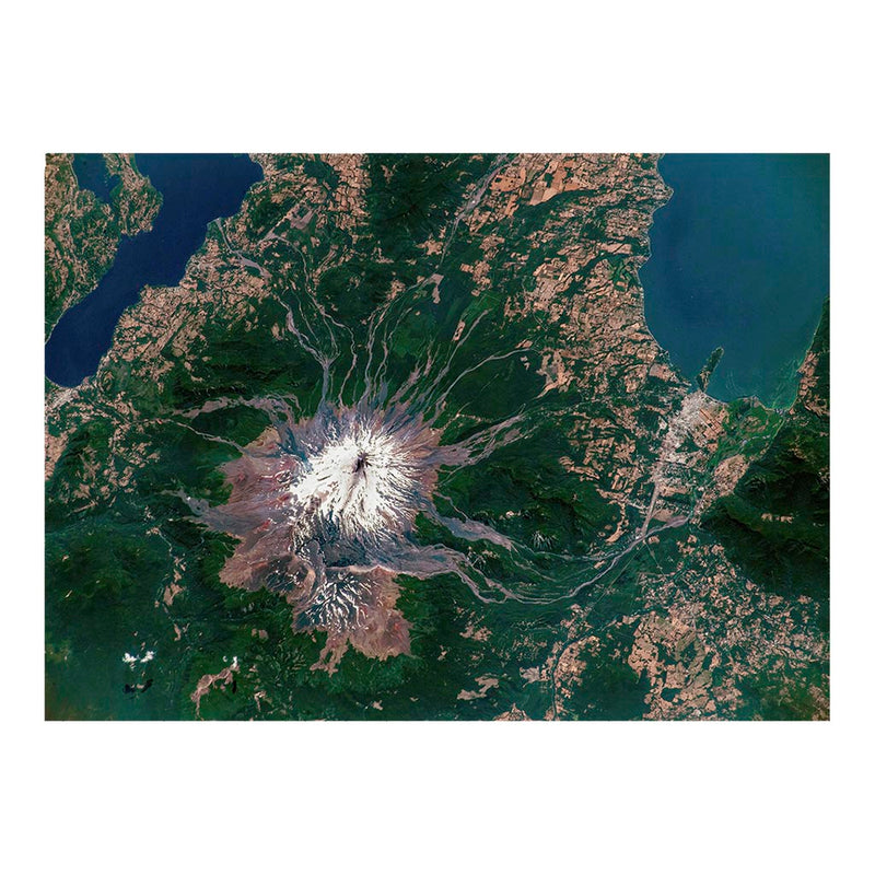 ISS Photograph of Villarrica Volcano, Chile Jigsaw Puzzle