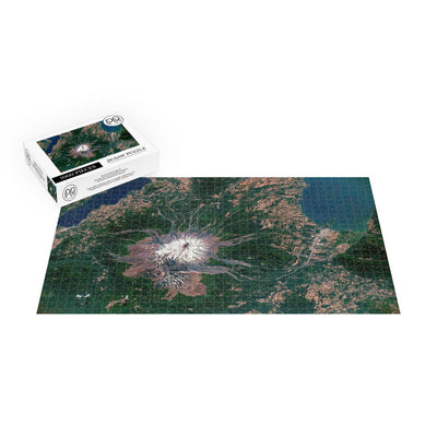 ISS Photograph of Villarrica Volcano, Chile Jigsaw Puzzle