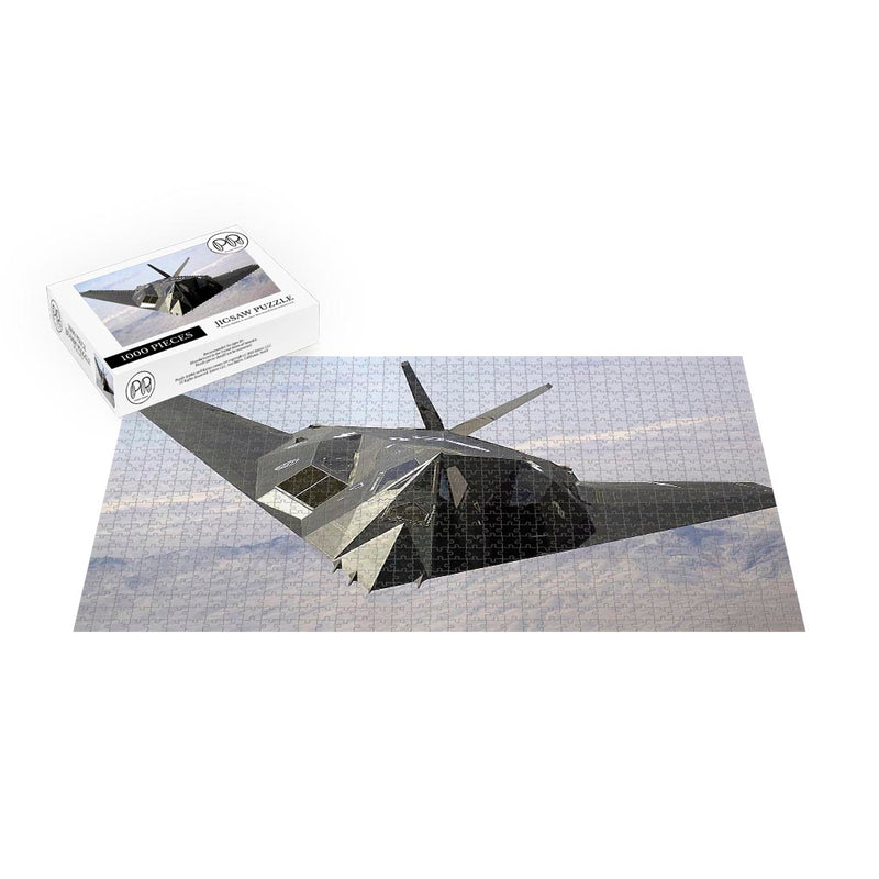 An Air Force F-117A Nighthawk Stealth Fighter Flies Over Nellis Air Force Base, NV Jigsaw Puzzle