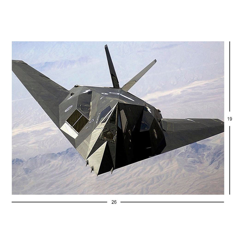 An Air Force F-117A Nighthawk Stealth Fighter Flies Over Nellis Air Force Base, NV Jigsaw Puzzle